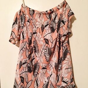 Palm lead beach coverup